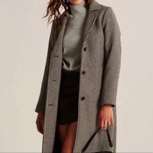 A&F Whool Blend Dad Coat